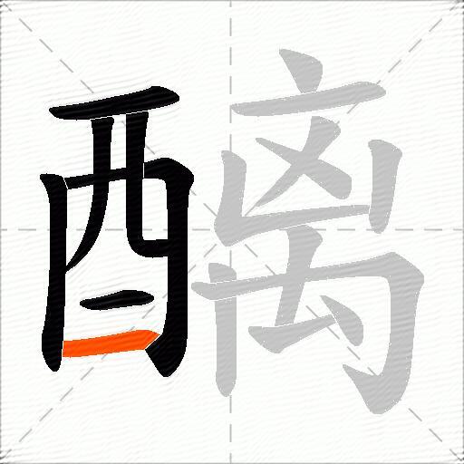 醨