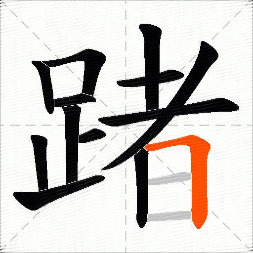 踷