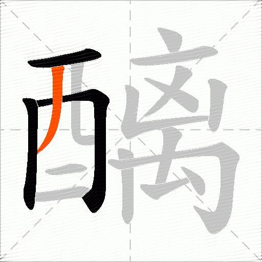 醨