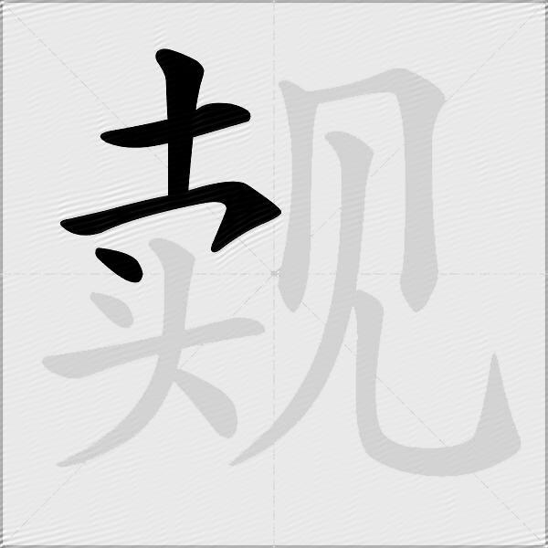觌
