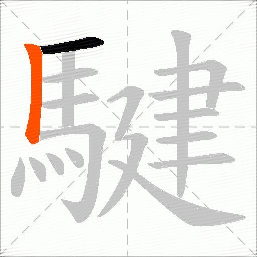 騝