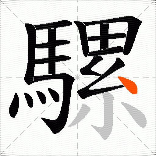 騾