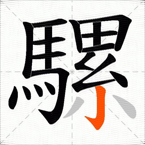 騾