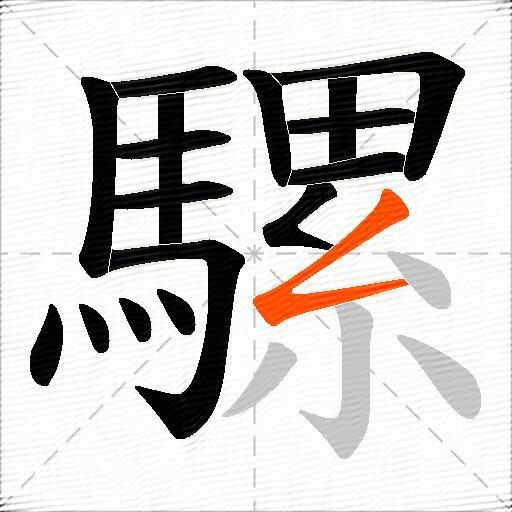 騾