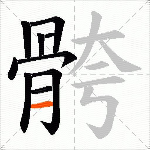 骻