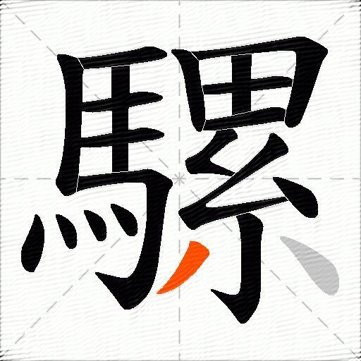 騾