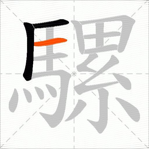 騾