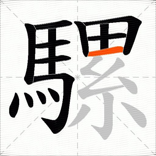 騾