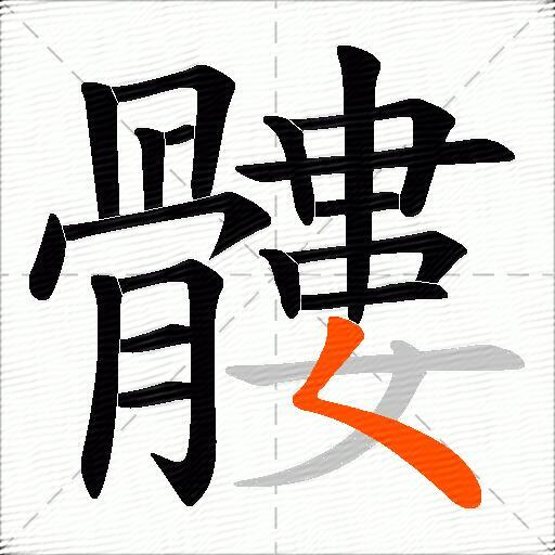 髏