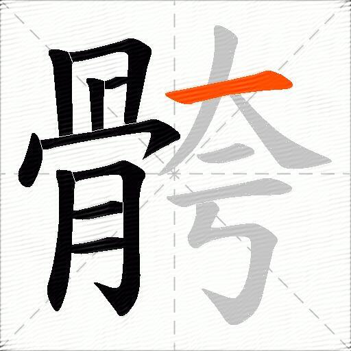 骻