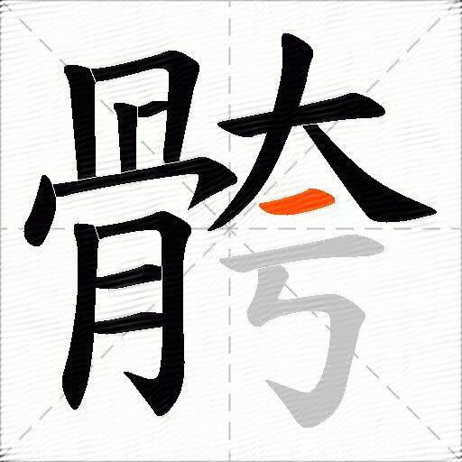 骻