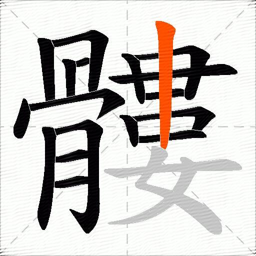 髏