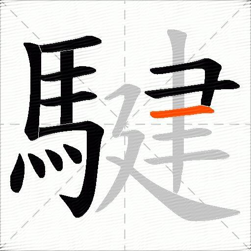 騝