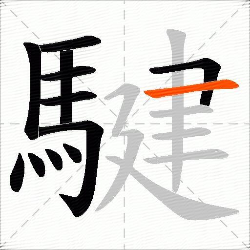 騝