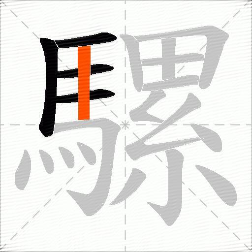 騾