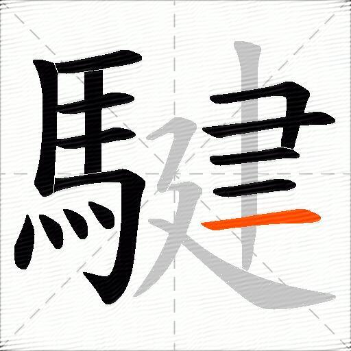騝