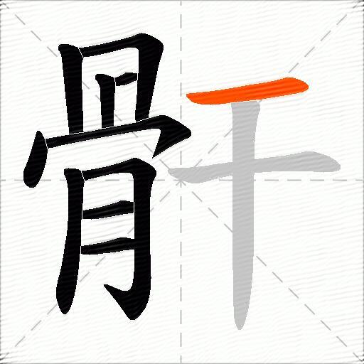 骭