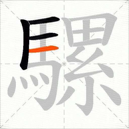 騾