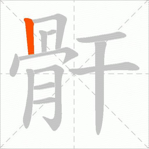 骭