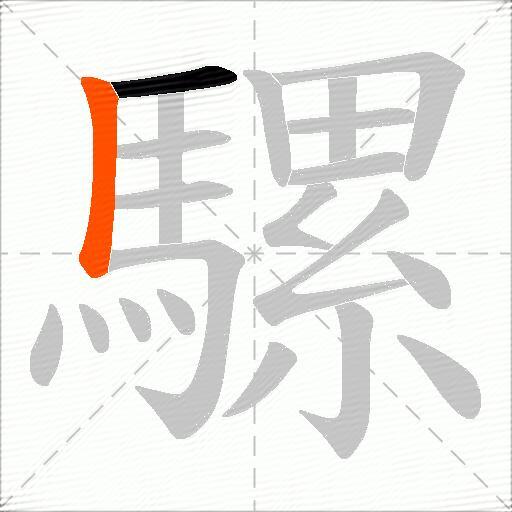 騾